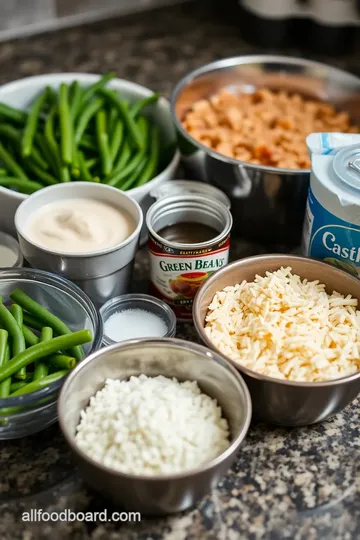 Classic Green Bean Casserole ingredients