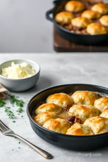 Sloppy Joe Biscuit Casserole steps