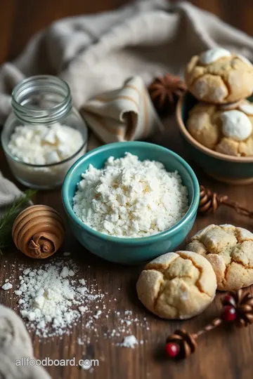 Holiday Crinkle Cookies ingredients