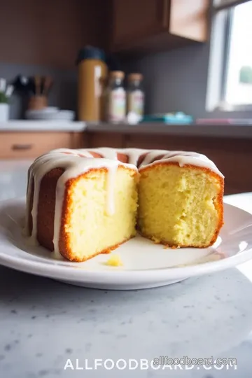 Kefir Sheet Cake with Lemon Glaze steps