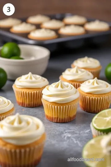 Key Lime Pie Cupcakes steps