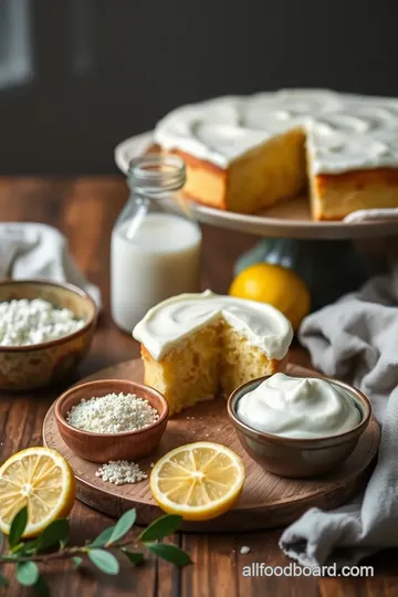 Easy Lemon Bundt Cake ingredients