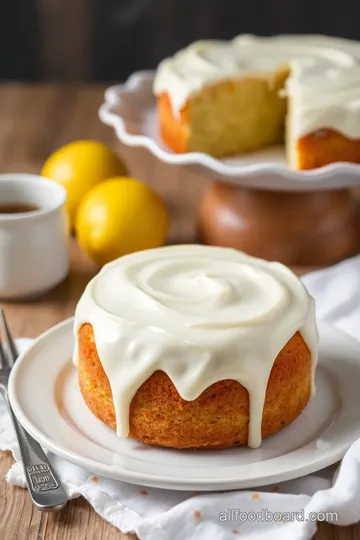 Easy Lemon Bundt Cake presentation