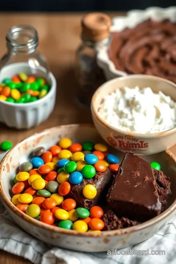 M& M Chocolate Chip Pie ingredients