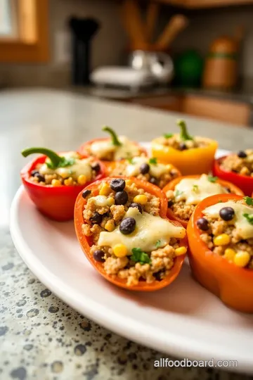 Mini Savory Stuffed Peppers steps