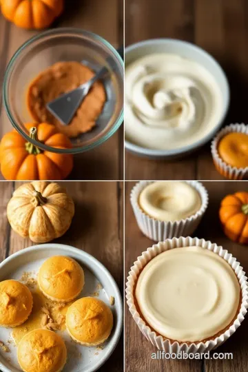 Mini Pumpkin Cheesecake Bites steps