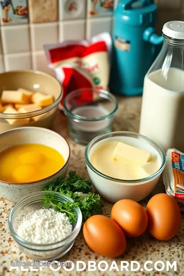 Savory Mini Quiches ingredients