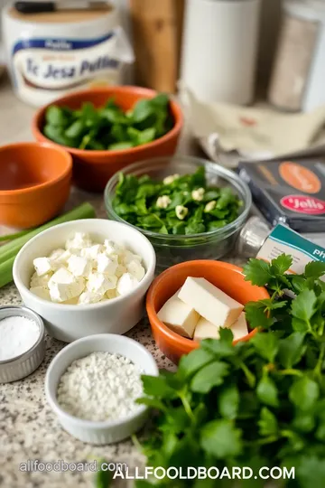 Just a Little Bite – Mini Spinach and Feta Phyllo Cups ingredients