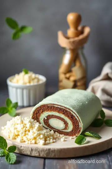 Mint Chocolate Roll Cake ingredients