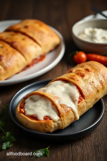 Homemade Stromboli - Easy Italian Delight presentation