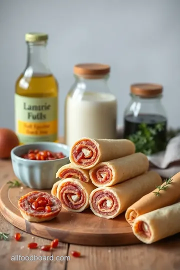 French Cheese Pinwheels ingredients