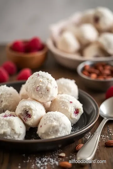 Raspberry Almond Snowballs ingredients