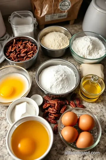 Southern Pecan Heaven: Sweet Alabama Pecan Bread ingredients