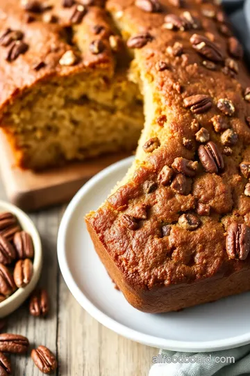 Southern Pecan Heaven Sweet Alabama Pecan Bread presentation