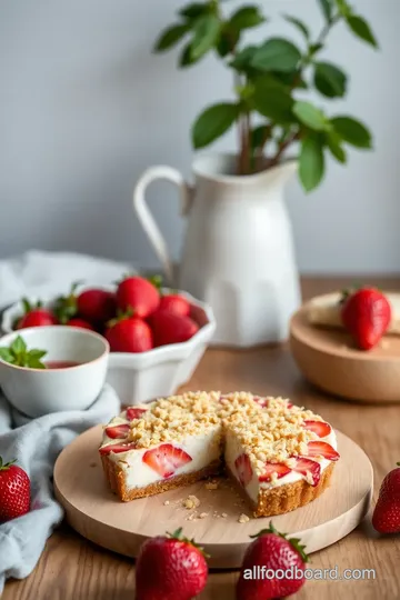 Strawberry Crunch Cheesecake ingredients