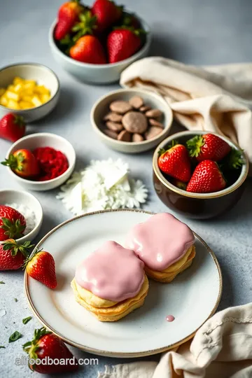 Strawberry Eclairs ingredients