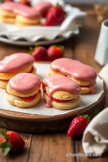 Strawberry Eclairs presentation