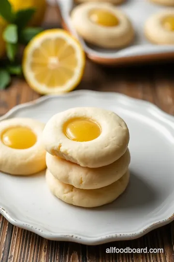 Stuffed Lemon Cookies presentation