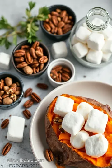 Sweet Potato Stacks with Marshmallows ingredients