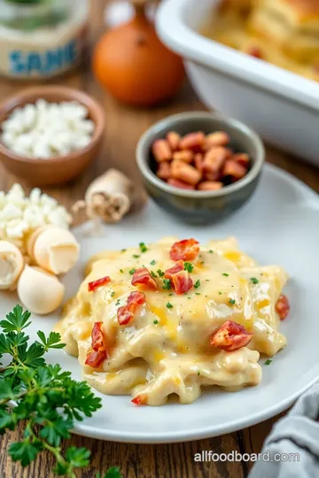 Cheddar Turkey Bacon Ranch Chicken Alfredo Pasta ingredients