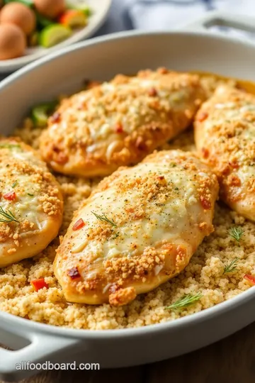 Parmesan Crusted Chicken Recipe presentation