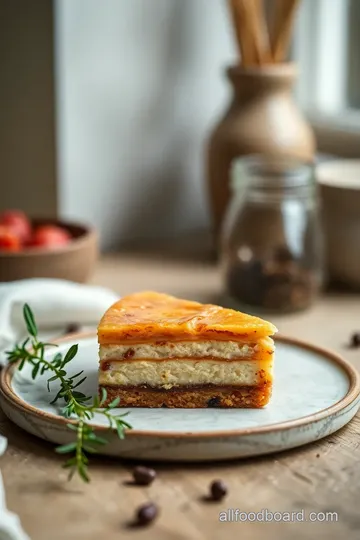 Baklava Meets Cheesecake Delight presentation