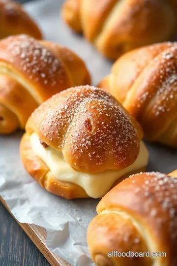 Boston Cream Pie Croissants presentation