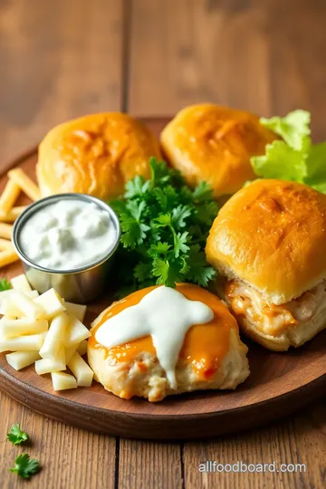 Cheesy Chicken Bacon Ranch Sliders ingredients