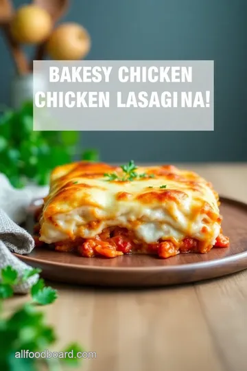 Cheesy Chicken Spinach Artichoke Lasagna presentation