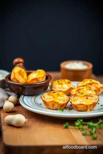 Cheesy Garlic Bliss Bites presentation