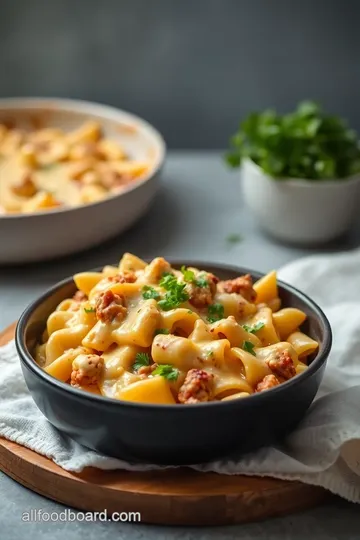 Cheesy Ground Beef Pasta Delight steps