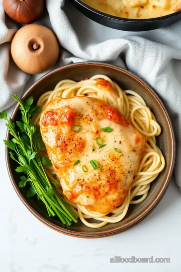 Cheesy One-Pot Chicken Parmesan Pasta ingredients