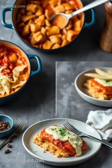 Cheesy One-Pot Chicken Parmesan Pasta steps