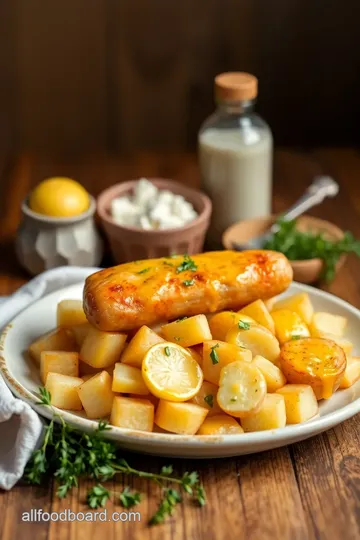 Cheesy Smoked Sausage & Potato Bake ingredients