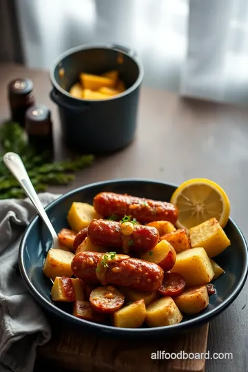 Cheesy Smoked Sausage & Potato Bake steps