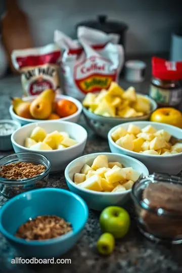 Cinnamon-Spiced Pear Apple Sauce ingredients