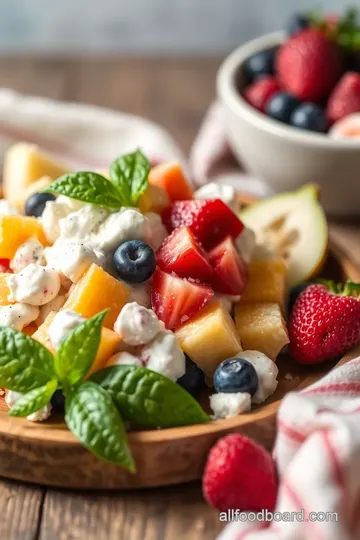 Mix Ambrosia Salad with Creamy Fruit Goodness ingredients