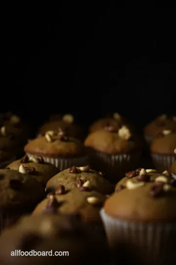 Classic Banana Nut Muffins: A Moist and Nutty Treat presentation