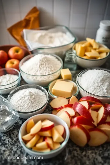 Classic Homemade Apple Pie ingredients