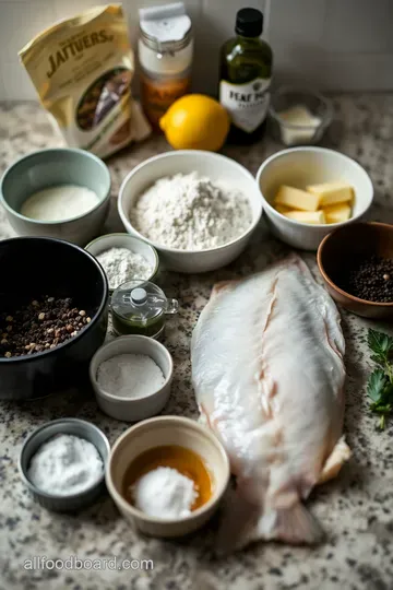 Classic Pan-Seared Dover Sole with Lemon Butter Sauce ingredients