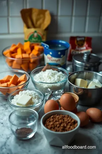 Classic Sweet Potato Casserole with Brown Sugar Pecan Topping ingredients