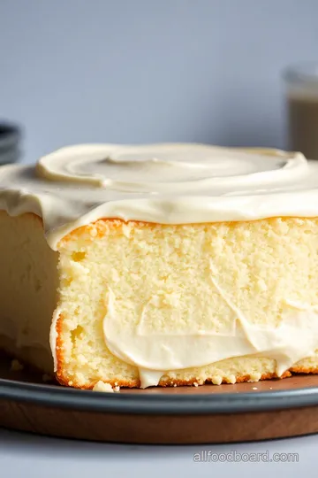 Classic Vanilla Cake: A Timeless Delight presentation