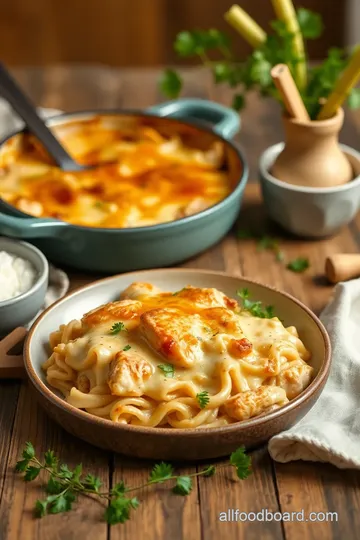 Comforting Chicken Tetrazzini Casserole presentation