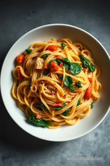 Comforting Four Ingredient Hearty Pasta presentation