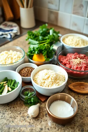 Creamy Alfredo Meatballs ingredients