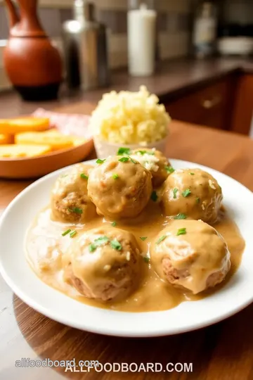 Creamy Alfredo Meatballs steps