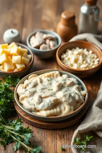 Creamy Chicken Stroganoff with Mushrooms ingredients