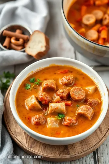 Creamy Parmesan Italian Sausage Soup steps