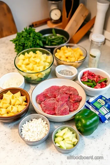 Philly Cheesesteak Tortellini Pasta ingredients