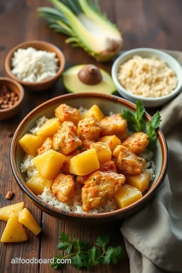 Coconut Pineapple Chicken Curry ingredients